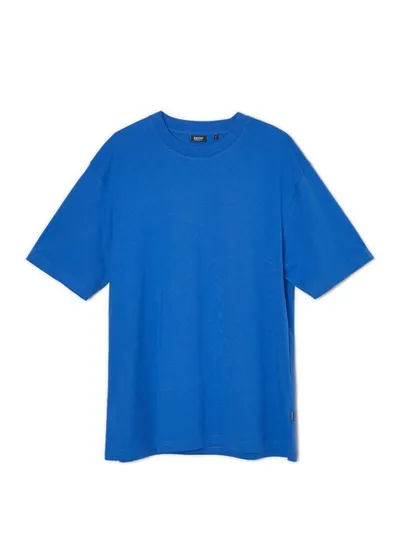 Cropp Niebieska koszulka comfort UNISEX