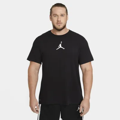 Jordan Męska koszulka z krótkim rękawem i półokrągłym dekoltem Jordan Jumpman - Czerń