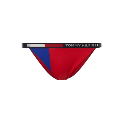 Tommy Hilfiger TOMMY HILFIGER Figi bikini z paskiem z logo