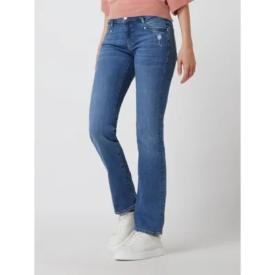 Mavi Jeans Mavi Jeans Jeansy z niskim stanem o kroju straight fit z dodatkiem streczu model ‘Olivia’
