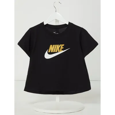 Nike Nike T-shirt z logo z efektem metalicznym