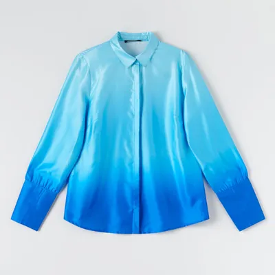 Sinsay Koszula ze wzorem - Niebieski