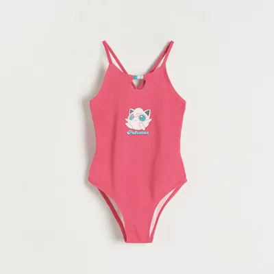 Reserved Jednoczęściowy strój kąpielowy Pokoemon - Różowy