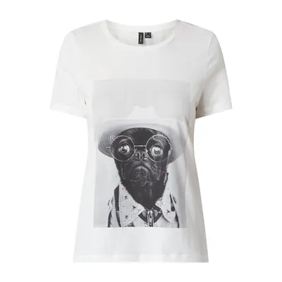 Vero Moda Vero Moda T-shirt z bawełny ekologicznej model ‘Lizolly’