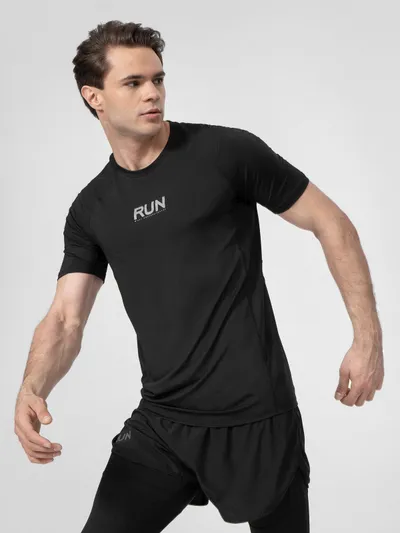 4F Koszulka do biegania regular szybkoschnąca męska