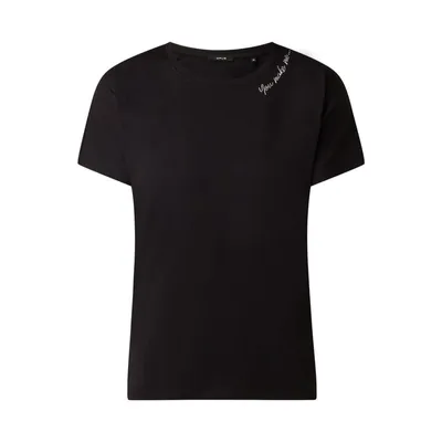 Opus Opus T-shirt z mieszanki bawełny i modalu model ‘Sembro’