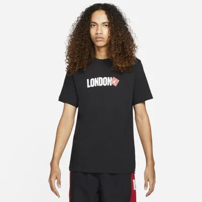 Jordan Męski T-shirt z krótkim rękawem Jordan London - Czerń