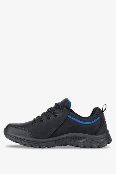 Czarne buty trekkingowe sznurowane badoxx mxc8387-b