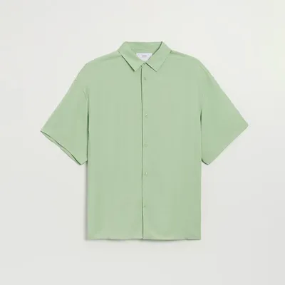 House Luźna koszula z krótkim rękawem zielona - Zielony