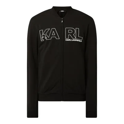 Karl Lagerfeld Karl Lagerfeld Bluza rozpinana z logo