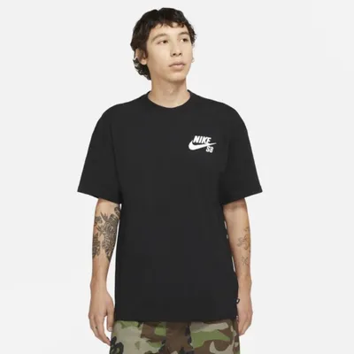 Nike T-shirt do skateboardingu z logo Nike SB - Czerń
