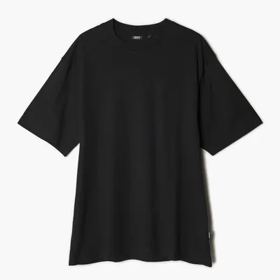 Cropp Czarna koszulka comfort - Czarny