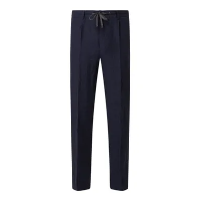 JOOP! Collection JOOP! Collection Spodnie do garnituru o kroju slim fit z lnu model ‘Eames’