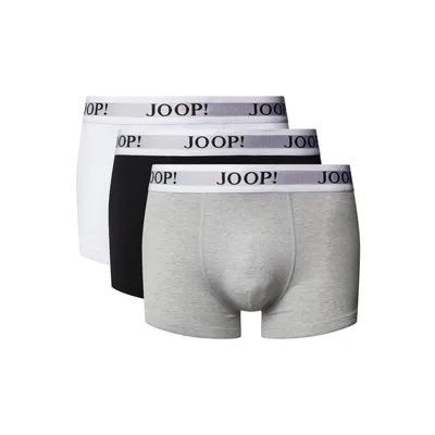 JOOP! Collection JOOP! Collection Obcisłe bokserki męskie z mieszanki bawełny i elastanu w zestawie 3 szt.