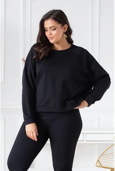 XL-ka Czarna bluza oversize - Michaela