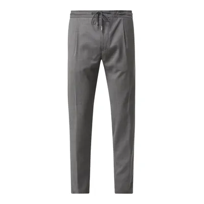 Windsor Windsor Spodnie do garnituru o kroju shaped fit z żywej wełny model ‘Fero’