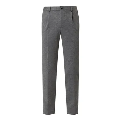 JOOP! Collection JOOP! Collection Spodnie z zakładkami o kroju slim fit z dodatkiem streczu model ‘Hajo’