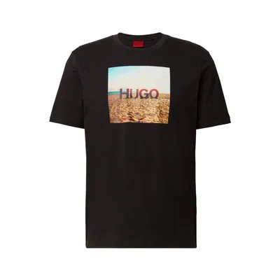 Hugo HUGO T-shirt z nadrukiem z logo model ‘Doldplay’