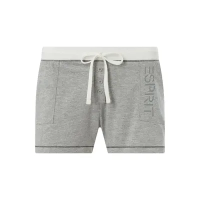Esprit Esprit Spodnie od piżamy z bawełny ekologicznej i wiskozy