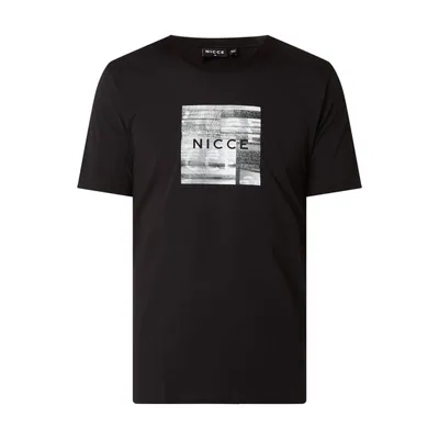 Nicce NICCE T-shirt z nadrukiem z logo model ‘Corri’