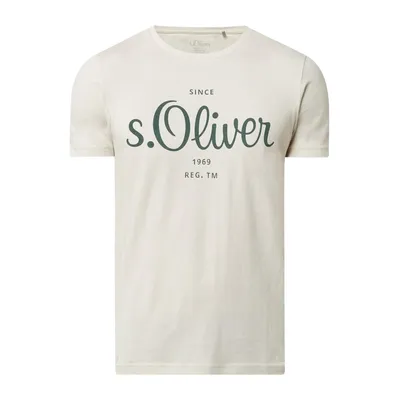 s.Olivier RED LABEL s.Oliver RED LABEL T-shirt o kroju regular fit z bawełny ekologicznej