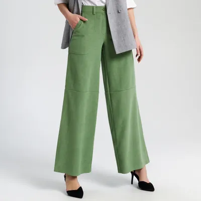 Sinsay Spodnie z kieszeniami - Zielony