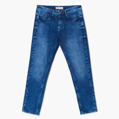 Cropp Niebieskie jeansy regular