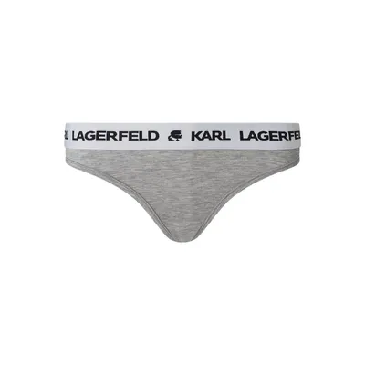 Karl Lagerfeld Karl Lagerfeld Majtki typu tanga z lyocellu