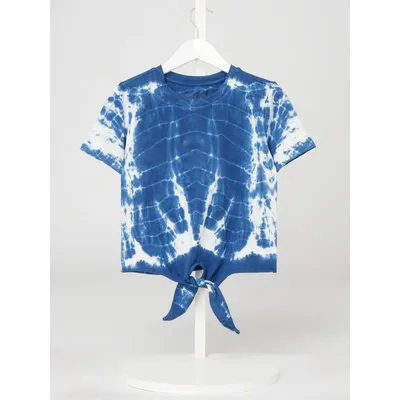 Blue Effect Blue Effect T-shirt z efektem batiku