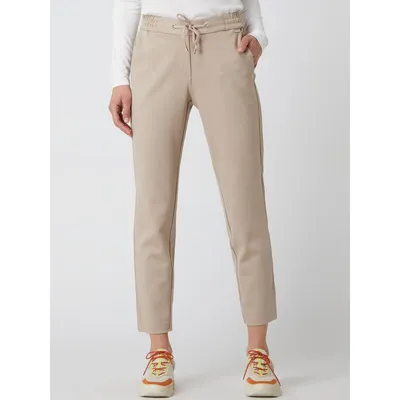 Comma comma Spodnie typu track pants z mieszanki wiskozy