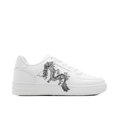 Cropp Białe sneakersy z motywem smoka