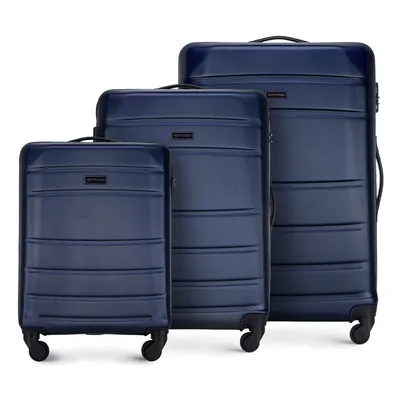 Wittchen Zestaw walizek z ABS-u żłobionych