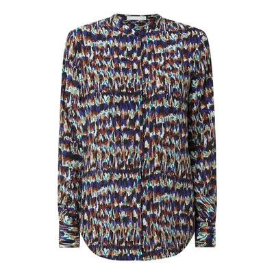 Boss BOSS Casualwear Bluzka z mieszanki wiskozy i jedwabiu model ‘Befelize’