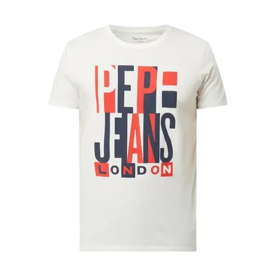 Pepe Jeans Pepe Jeans T-shirt o kroju regular fit z logo model ‘Davy’