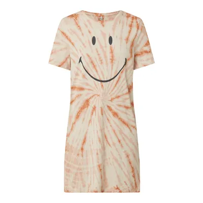 Only Only Sukienka koszulowa z bawełny ekologicznej model ‘Smiley’