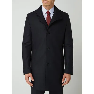 Cinque Cinque Krótki płaszcz z mieszanki wełny model ‘Hilton’