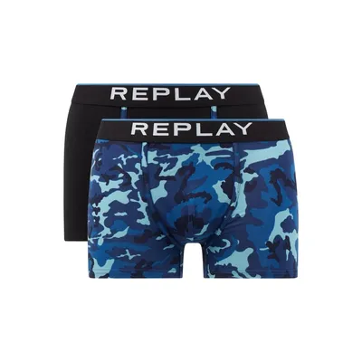 Replay Underwear Replay Underwear Obcisłe bokserki z dodatkiem streczu w zestawie 2 szt.