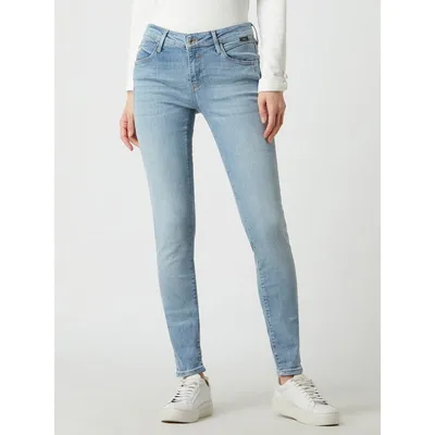 Mavi Jeans Mavi Jeans Jeansy ze średnim stanem o kroju super skinny fit z dodatkiem streczu model ‘Adriana’