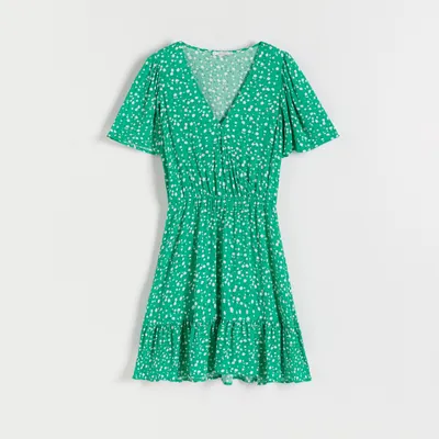 Reserved Sukienka mini - Zielony