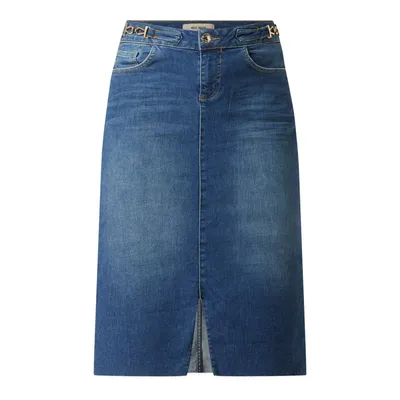 MOS MOSH MOS MOSH Spódnica jeansowa z wysokim stanem z dodatkiem streczu model ‘Selma’