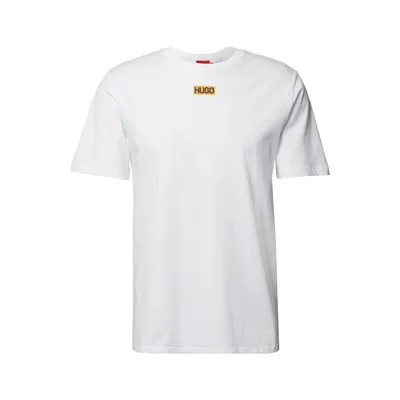 Hugo HUGO T-shirt o kroju regular fit z nadrukiem z logo
