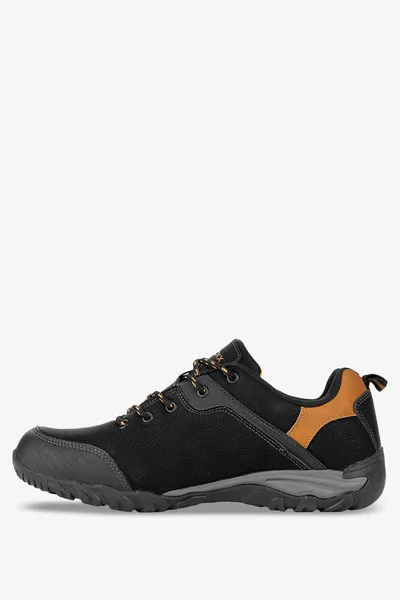 Casu Czarne buty trekkingowe sznurowane badoxx mxc8811-c