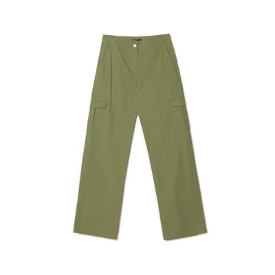 Cropp Zielona spodnie cargo