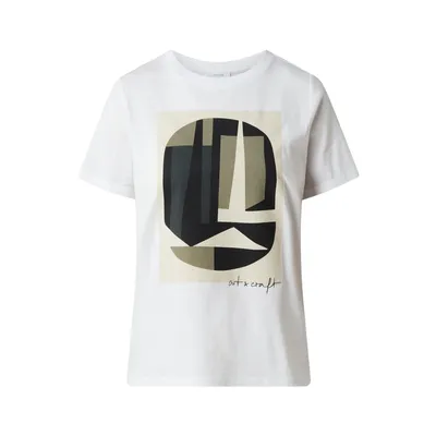 Opus Opus T-shirt z bawełny ekologicznej i modalu model ‘Safemi’