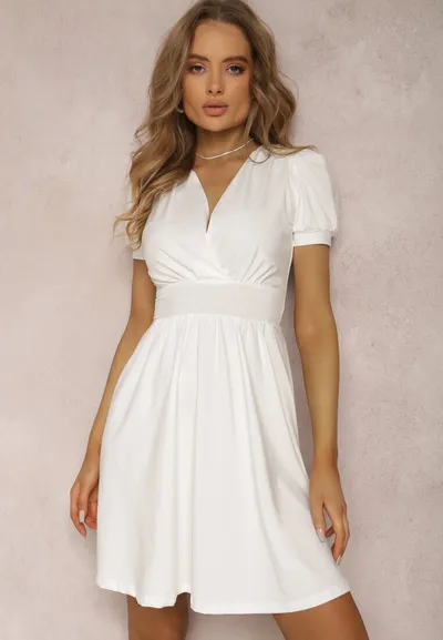 Renee Biała Sukienka Agamia