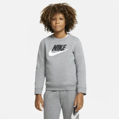 Nike Bluza dla dużych dzieci (chłopców) Nike Sportswear Club Fleece - Szary