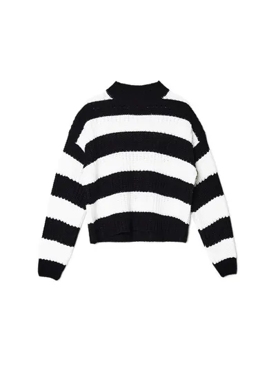 Cropp Czarno-biały sweter w paski