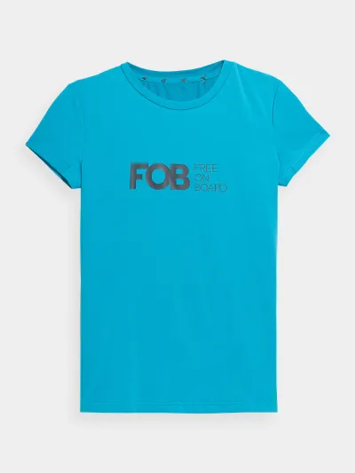 4F Koszulka szybkoschnąca z filtrem UV damska