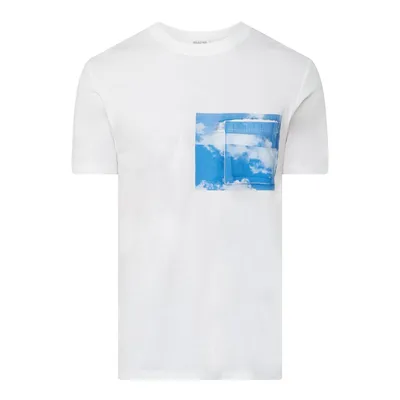 Selected Homme Selected Homme T-shirt z bawełny ekologicznej model ‘Horizon’