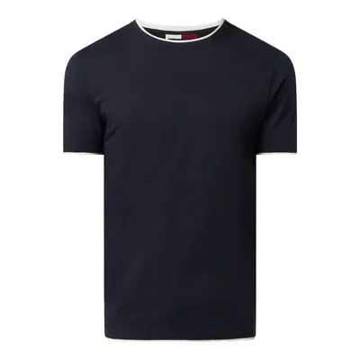 Tommy Hilfiger Tommy Hilfiger T-shirt z bawełny ekologicznej i jedwabiu